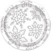 Beistle 16 Piece 9″ Winter Wonderland Snowflake Party Supplies Paper Plates for Christmas Holiday