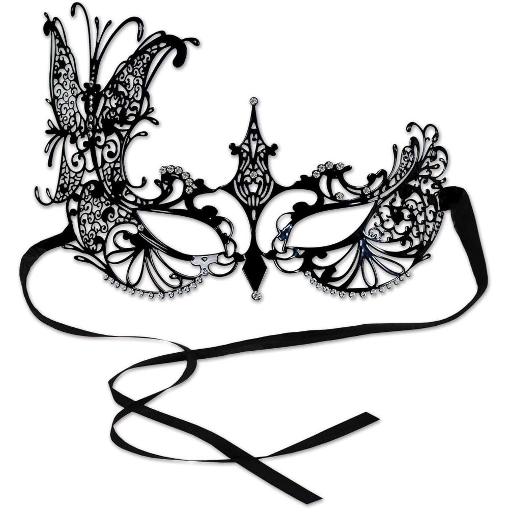 image:imageBeistle Halloween Party Metal Filigree Masquerade Mask 6 Pack