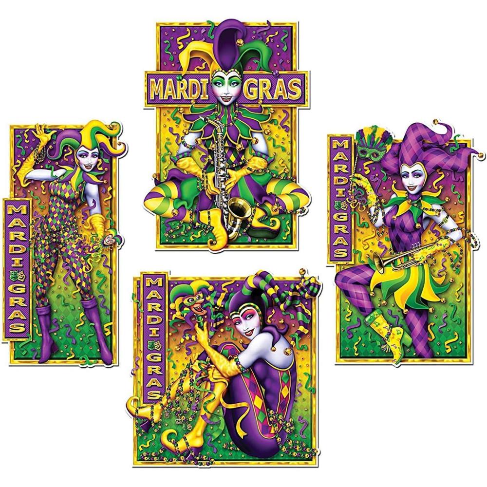 image:imageMasquerade Mime Cutouts 4Pkg