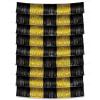 Metallic Fringe Garland Backdrop – Black & Gold