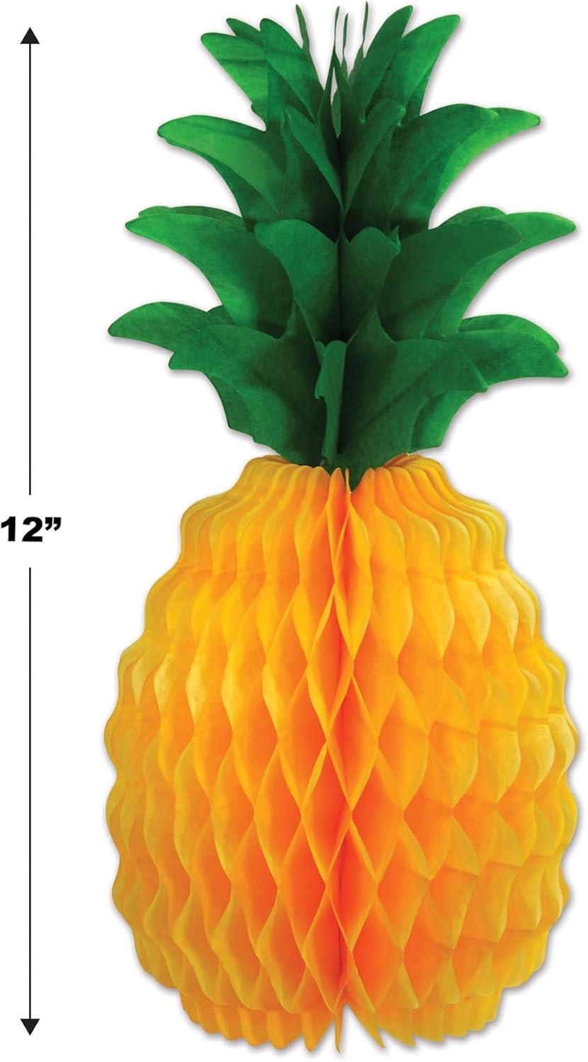 image:imageBeistle Luau Party Dcor Bundle Tissue Pineapple Centerpieces Colorful Paper Lanterns amp Flamingo Hanging Whirls Summer Decorations for Tropical Events Pool Parties amp BeachThemed Celebrations