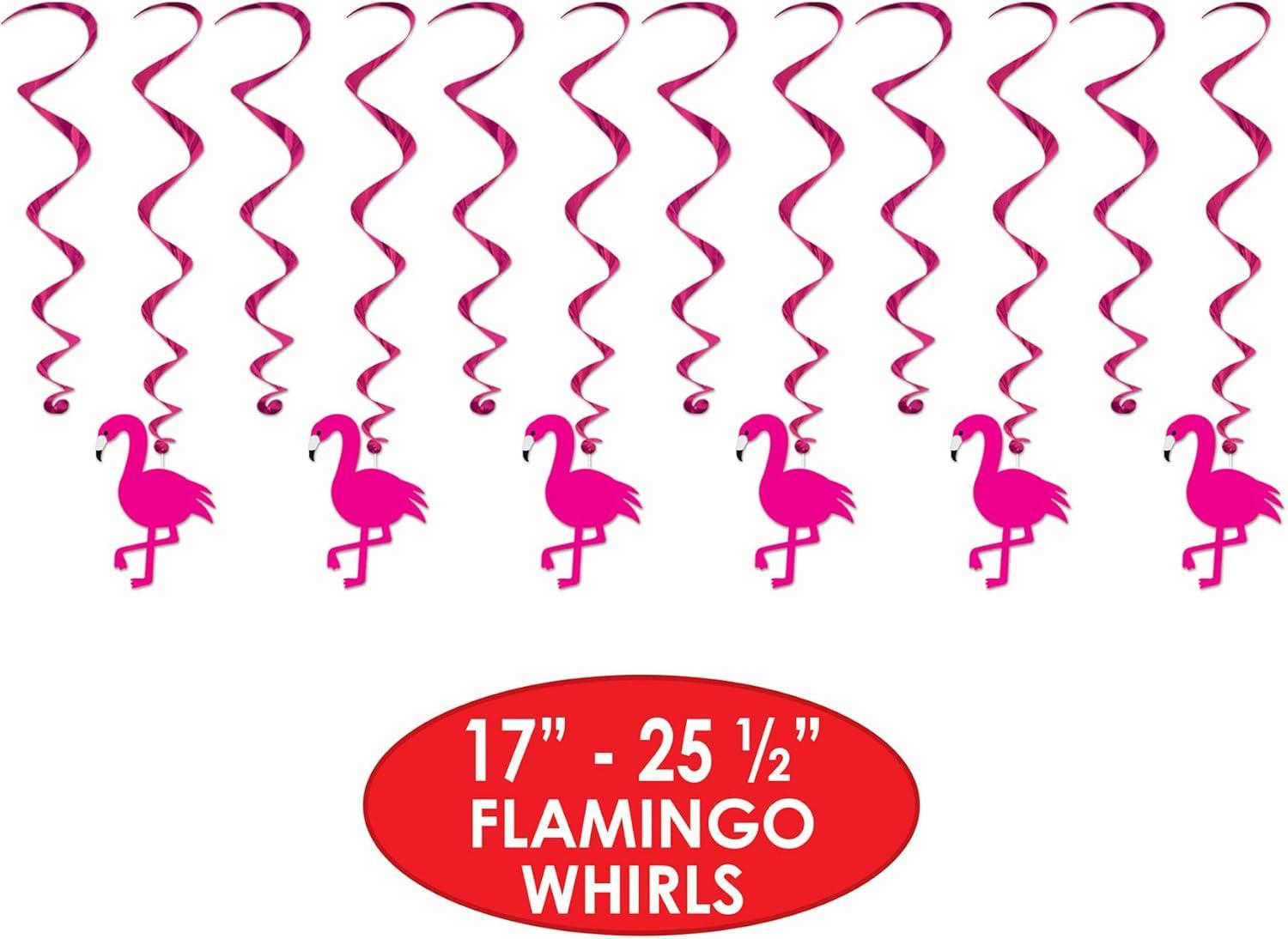image:imageBeistle Luau Party Dcor Bundle Tissue Pineapple Centerpieces Colorful Paper Lanterns amp Flamingo Hanging Whirls Summer Decorations for Tropical Events Pool Parties amp BeachThemed Celebrations