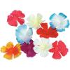 Beistle Tropical Décor Bundle – Fabric Artificial Palm Leaves & Multicolor Silk Petals, Island-Themed Decorations for Hawaiian Luaus, Safari Jungle, Summer Parties, Beach Events & Tiki Celebrations