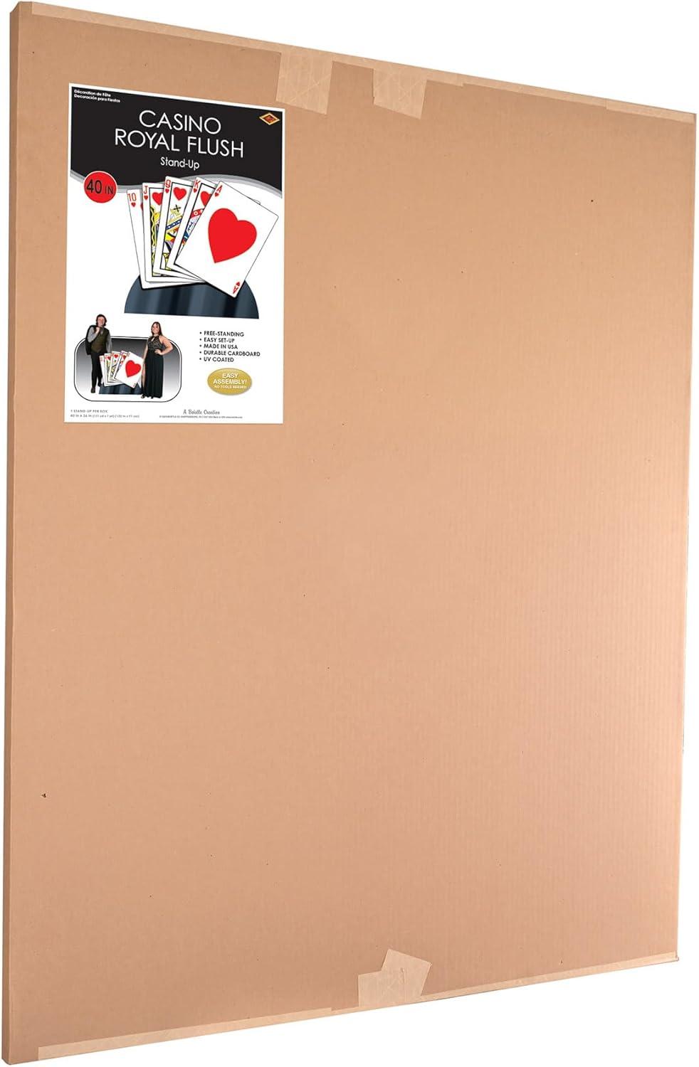 image:imageBeistle Casino Royal Flush Stand Up Decoration 425 White and Red