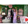 Beistle Casino Royal Flush Stand Up Decoration – 4.25′ – White and Red