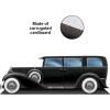 Beistle Gangster Car Stand-Up, Large 1920s Decade Cardboard Decoration, Photo Prop Backdrop for Roaring 20s and Great Gatsby Parties, Proms and Events, 3’ 6.25” x 10’