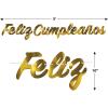 Beistle 2 Piece 10″ x 5′ Feliz Cumpleanos Banners, Spanish Happy Birthday Party Decorations