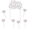 Beistle Happy Birthday Cake Topper Pack of 3
