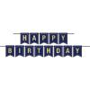 Foil Happy Birthday Streamers 2 Piece Hanging Celebration Banners