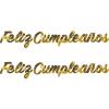 Beistle 2 Piece 10″ x 5′ Feliz Cumpleanos Banners, Spanish Happy Birthday Party Decorations