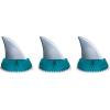 Beistle 3 Piece Shark Theme Party Supplies Birthday Decorations Table Centerpieces, Gray/Blue, 6.75 x 6.25
