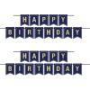 Foil Happy Birthday Streamers 2 Piece Hanging Celebration Banners