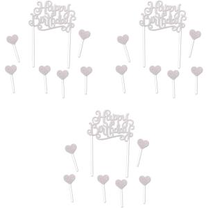Beistle Happy Birthday Cake Topper Pack of 3