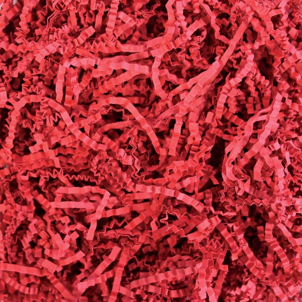 image:imageBeistle Red Paper Shreds  6 Pack Crinkle Cut Shredded Paper Filler for Gift Baskets Boxes Packaging Shipping amp Crafts Decorative Basket Stuffing Cushioning amp Packing Material 12 Ounces