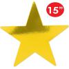 Beistle Foil Star Cutouts – 36 Gold, Silver, and Blue Metallic Stars, Double-Sided Hanging Decorations for Birthday Parties, Events, New Year’s Eve Celebrations, Photo Backdrops & Themed Displays, 15″