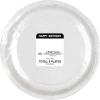 Beistle Happy Birthday Paper Plates – 16 Pack, Black & Gold Elegant Party Tableware with Script Lettering & Confetti Design, Round Disposable Dessert & Appetizer Plates for Milestone Celebrations, 7″