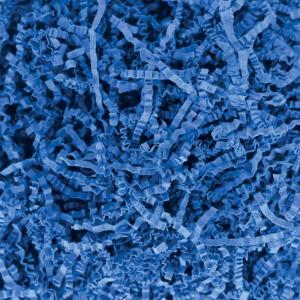 Beistle Bright Blue Paper Shreds – 6 Pack, Crinkle Cut Shredded Paper Filler for Gift Baskets, Boxes, Packaging, Shipping & Crafts, Decorative Basket Stuffing, Cushioning & Packing Material, 12 Ounces