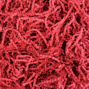 Beistle Red Paper Shreds – 6 Pack, Crinkle Cut Shredded Paper Filler for Gift Baskets, Boxes, Packaging, Shipping & Crafts, Decorative Basket Stuffing, Cushioning & Packing Material, 12 Ounces