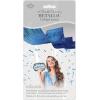 Beistle Blue Metallic Fringe Ceiling Curtain – 1-Ply Shimmer Streamer Decoration with Double-Sided Tape, Hanging Ceiling & Wall Décor for Parties, Banquets, Photo Backdrops & Event Styling, 19½” x 16′