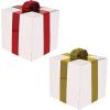 Beistle Metallic Streamer Bundle – Pack of 2, Red & Gold Foil Party Streamers, Bulk Rolls for Large Holiday Events, Birthdays, Anniversaries, Weddings, Graduations & Decorative Displays, 2″ x 200′