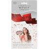 Beistle Red Metallic Fringe Ceiling Curtain – 1-Ply Shimmer Streamer Decoration with Double-Sided Tape, Hanging Ceiling & Wall Décor for Parties, Banquets, Photo Backdrops & Event Styling, 19½” x 16′
