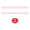 Beistle Sweet 16 Streamers – 2 Pack, Pink & Gold Sweet Sixteen Pennant Banners, Cardstock Flag Garlands with Ribbon for Birthday Parties, Wall Décor, Photo Booth Backdrops & Event Displays, 6″ x 8′