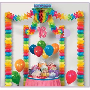 16th Birthday Party Canopy Party Accessory (1 count) (1/Pkg)