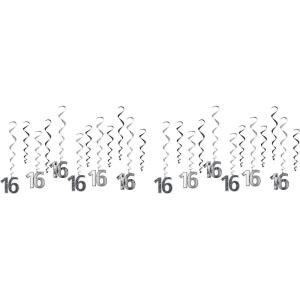 Number “16” Whirls Pack of 2