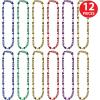 Beistle Pride Beads-Of-Expression Necklaces – 12 Pack, Metallic PRIDE Letter & Heart Party Beads in Assorted Colors for Rainbow Parades, LGBTQ+ Festivals, Celebrations & Themed Event Décor, 32″