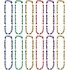 Beistle Pride Beads-Of-Expression Necklaces – 12 Pack, Metallic PRIDE Letter & Heart Party Beads in Assorted Colors for Rainbow Parades, LGBTQ+ Festivals, Celebrations & Themed Event Décor, 32″