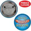 Beistle 6 Piece 2″ Metal On My Wurst Behavior Bavarian Oktoberfest Button Pins German Themed Party Supplies