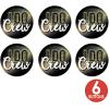 Beistle 6 Piece Prismatic I Do Crew Pinback Bachelorette Buttons For Bridal Shower Party Supplies Bridesmaid’s Gifts