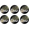 Beistle 6 Piece Prismatic I Do Crew Pinback Bachelorette Buttons For Bridal Shower Party Supplies Bridesmaid’s Gifts