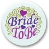 Bride to Be Satin Button(2″)