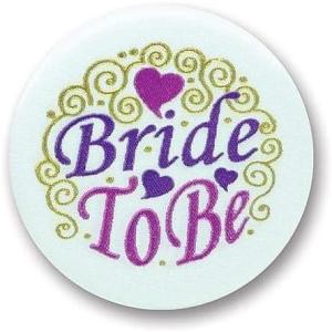 Bride to Be Satin Button(2″)
