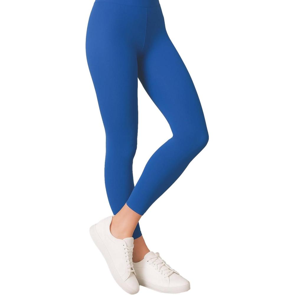 image:imageBeistle Blue Footless Tights  Adult Stretchy Polyester Costume Leggings Solid Color Tights for Halloween Costumes Stage Performances Themed Events Outfit Photo Booth Styling amp Event Wear