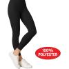 Beistle Black Footless Tights – Adult Stretchy Polyester Costume Leggings, Solid Color Tights for Halloween Costumes, Stage Performances, Themed Events, Outfit Photo Booth Styling & Event Wear