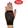 Beistle Black Short Fishnet Gloves – 2 Pairs, Fingerless Stretch Mesh Costume Accessories with Elastic Wrist Cuffs, Retro 80s Party Wear, Halloween Outfit Accents for Dance Rave Themed Events