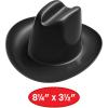 Beistle Miniature Plastic Cowboy Hats(Black)