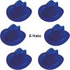 Beistle Miniature Plastic Cowboy Hats(Blue)