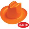 Beistle Miniature Plastic Cowboy Hats(Orange)
