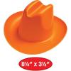 Beistle Miniature Plastic Cowboy Hats(Orange)