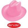 Beistle Miniature Plastic Cowboy Hats(Pink)