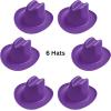 Beistle Miniature Plastic Cowboy Hats(Purple)