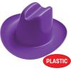 Beistle Miniature Plastic Cowboy Hats(Purple)