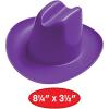 Beistle Miniature Plastic Cowboy Hats(Purple)