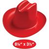 Beistle Miniature Plastic Cowboy Hats(Red)