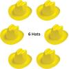 Beistle Miniature Plastic Cowboy Hats(Yellow)