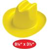 Beistle Miniature Plastic Cowboy Hats(Yellow)