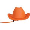Beistle Purple Velour Cowboy Hat – Western Costume Headwear with Adjustable Chin Strap, Country Theme Accessory for Rodeo Parties, Ranch Events, Photo Booth Props, and Themed Displays(Orange)